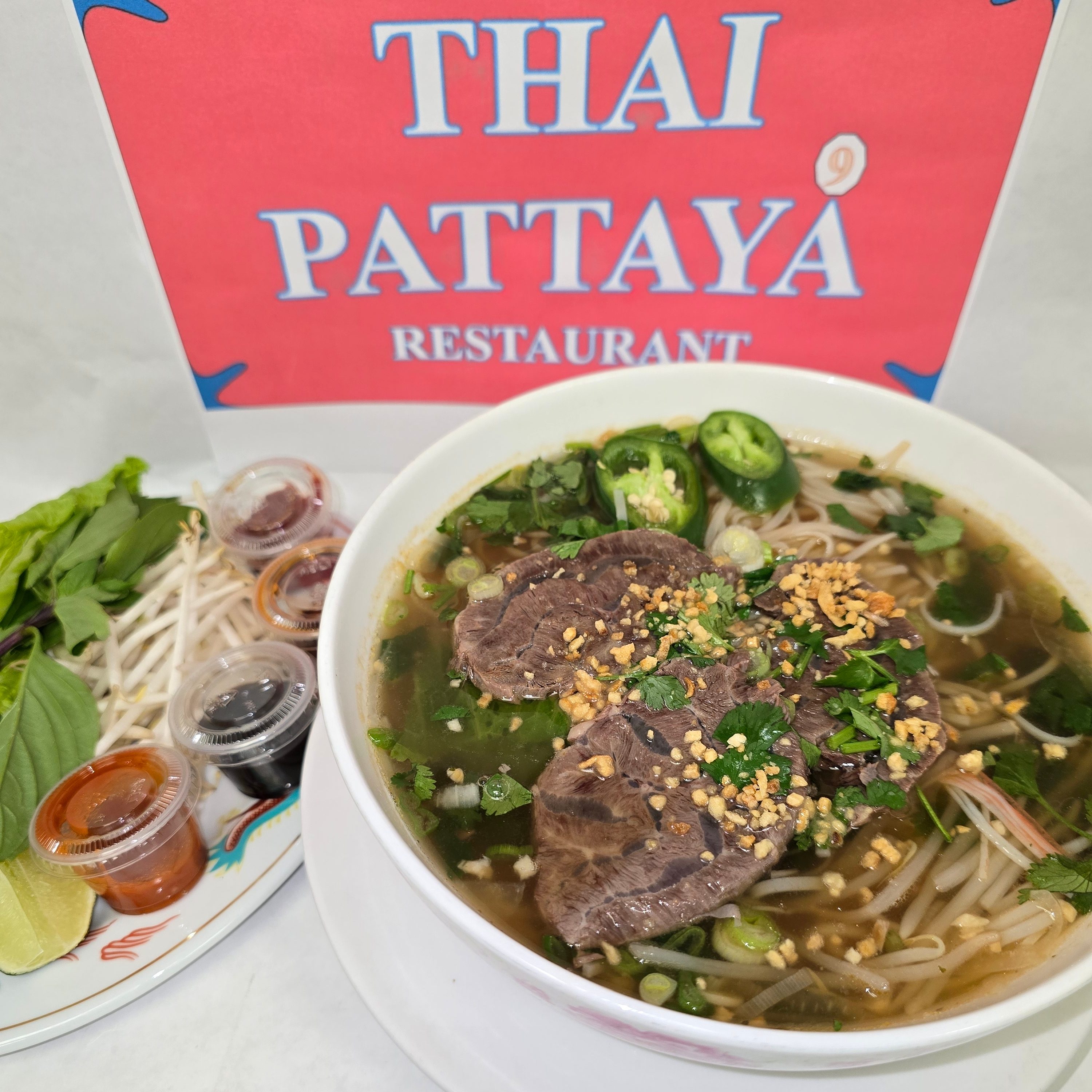 Pho Large Beef + Tendon.