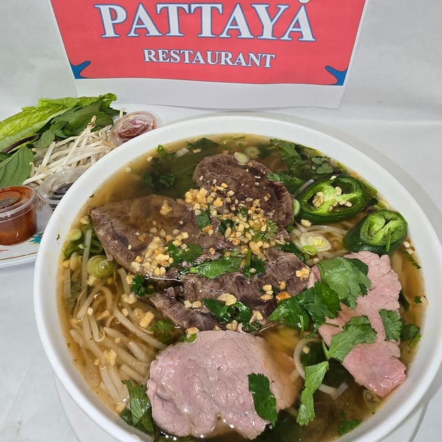 Pho Large Beef + Tendon (M).